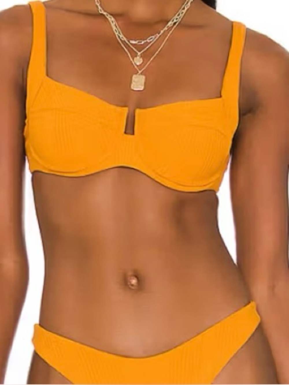 L SPACE
Camellia Bikini Top Orange